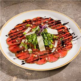 Beef carpaccio