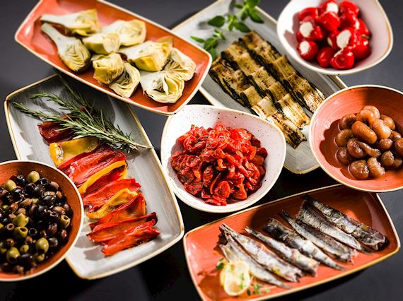 Antipasti plates